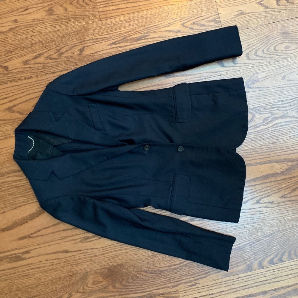 The Row Light Weight Wool Navy Blazer
